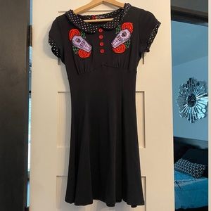 Hell Bunny RIP mini dress